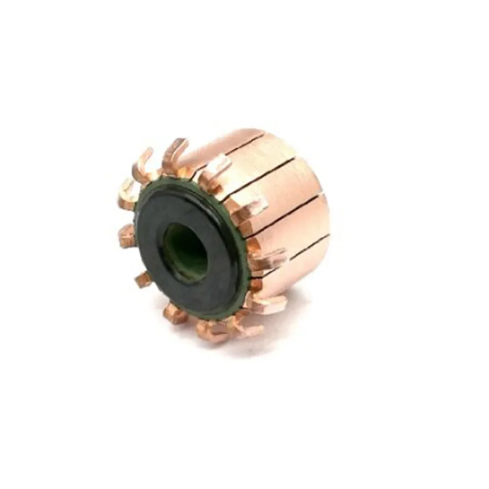 For DC Motor Commutator 12P Teeth Gear 9*23*17.5(18)mm Electric Motor High Hardness Silver Copper High Quality
For DC Motor Commutator 12P Teeth Gear 9*23*17.5(18)mm Electric Motor High Hardness Silver Copper High Quality