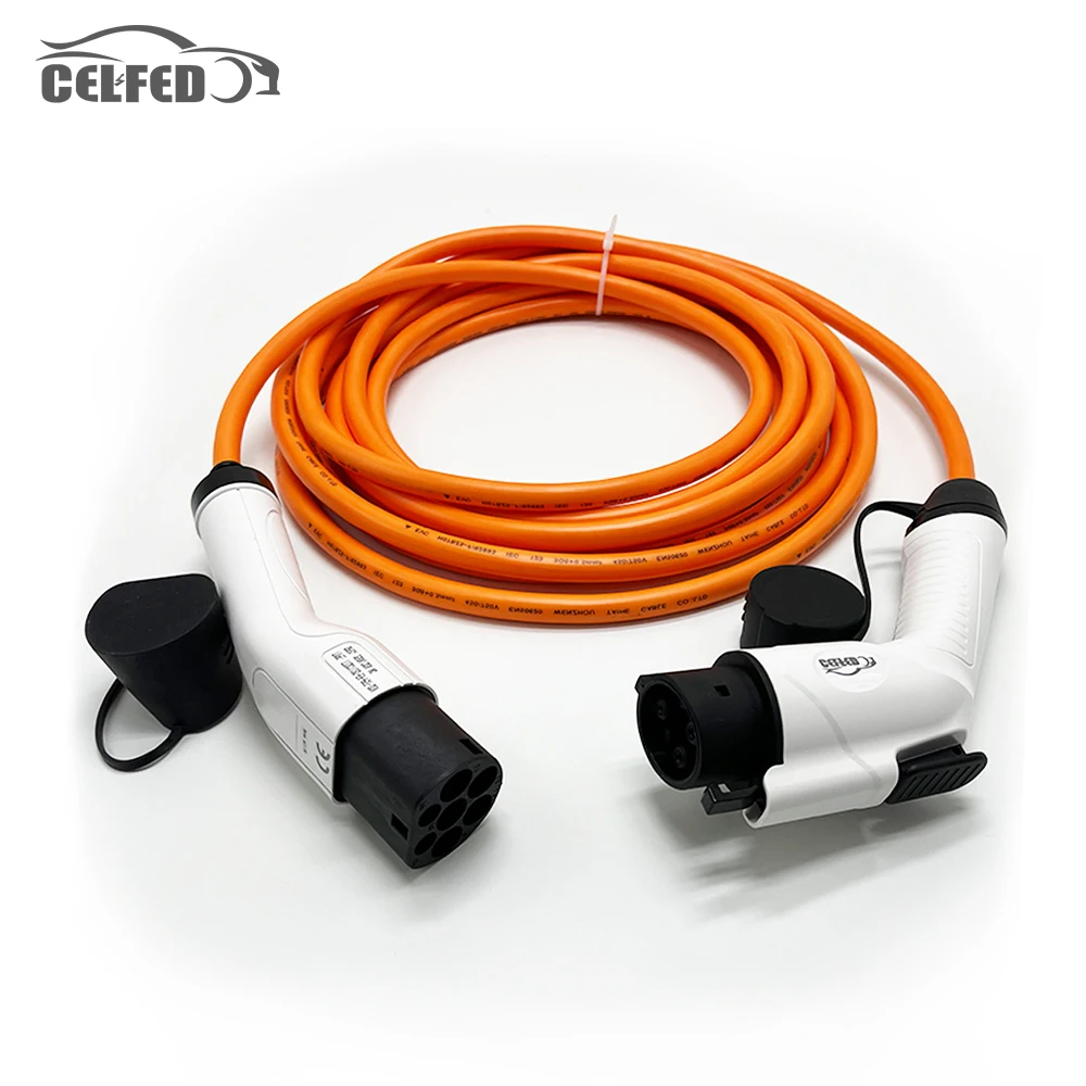Best One Phase 32A EVSE Portable 250V 8M Orange TPU Cable EV Charger Type2 To Type1 For Electric Vehicle Charging
Best One Phase 32A EVSE Portable 250V 8M Orange TPU Cable EV Charger Type2 To Type1 For Electric Vehicle Charging