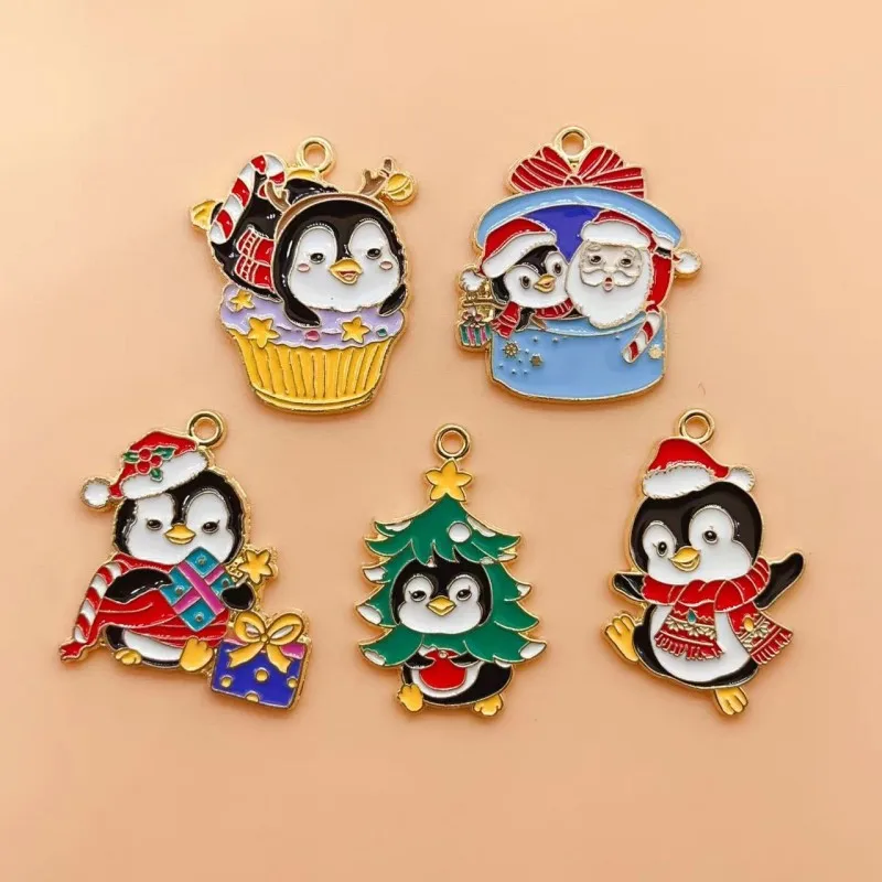 10pcs Alloy Enamil Christmas Charms Pendant Snowman Santa Gingerbread Man For DIY Jewelry Making Bracelet Necklace Accessories
10pcs Alloy Enamil Christmas Charms Pendant Snowman Santa Gingerbread Man For DIY Jewelry Making Bracelet Necklace Accessories