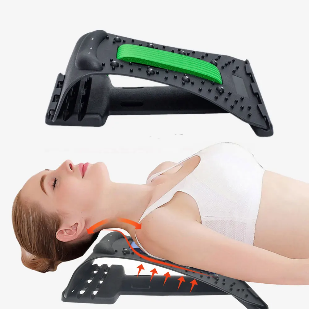 Neck and Back Stretch Massage Magnetic Therapy Acupressure Stretcher Fitness Equipment Lumbar Cervical Spine Support pain Relief
Neck and Back Stretch Massage Magnetic Therapy Acupressure Stretcher Fitness Equipment Lumbar Cervical Spine Support pain Relief