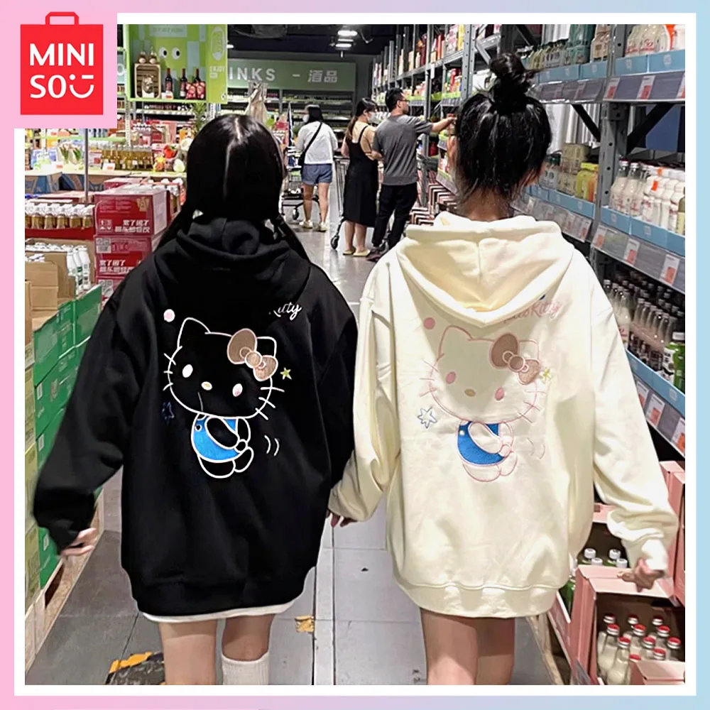 Miniso Hello Kitty Cartoon Sweet Hoodie Girl Autumn Winter Loose Long Sleeve Pure Cotton Top Ins Bestie Birthday Christmas Gift
Miniso Hello Kitty Cartoon Sweet Hoodie Girl Autumn Winter Loose Long Sleeve Pure Cotton Top Ins Bestie Birthday Christmas Gift