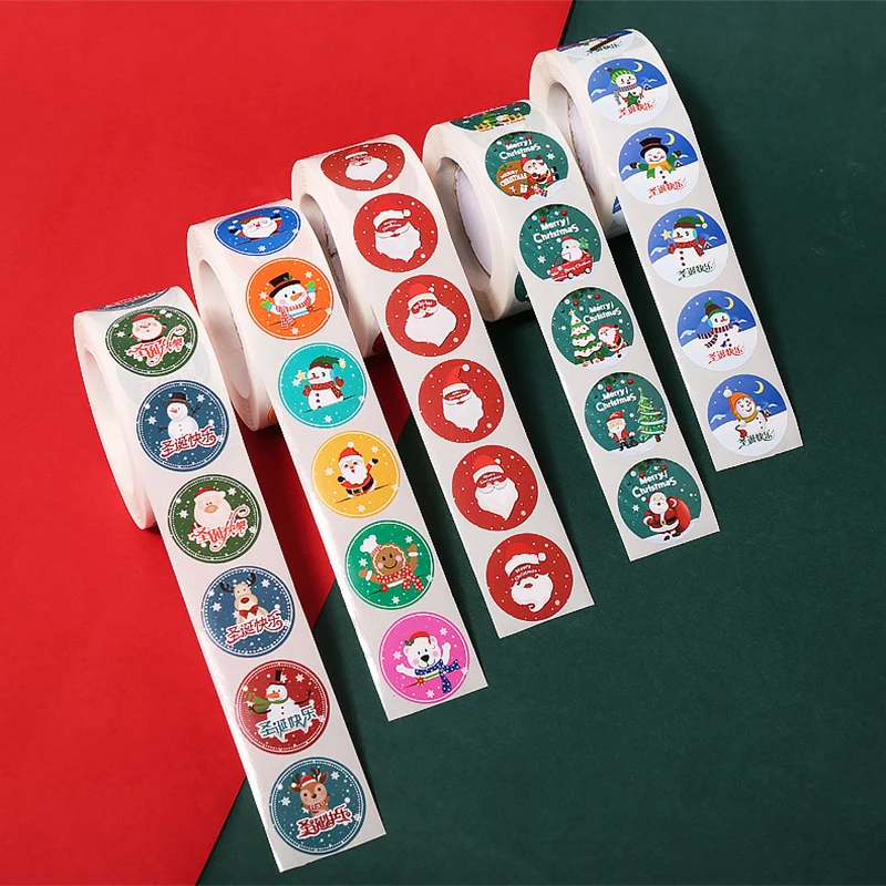 500Pcs/roll Christmas Theme Seal Labels Stickers Merry Christmas Stickers For DIY Gift Baking Package Envelope Stationery Decor
500Pcs/roll Christmas Theme Seal Labels Stickers Merry Christmas Stickers For DIY Gift Baking Package Envelope Stationery Decor