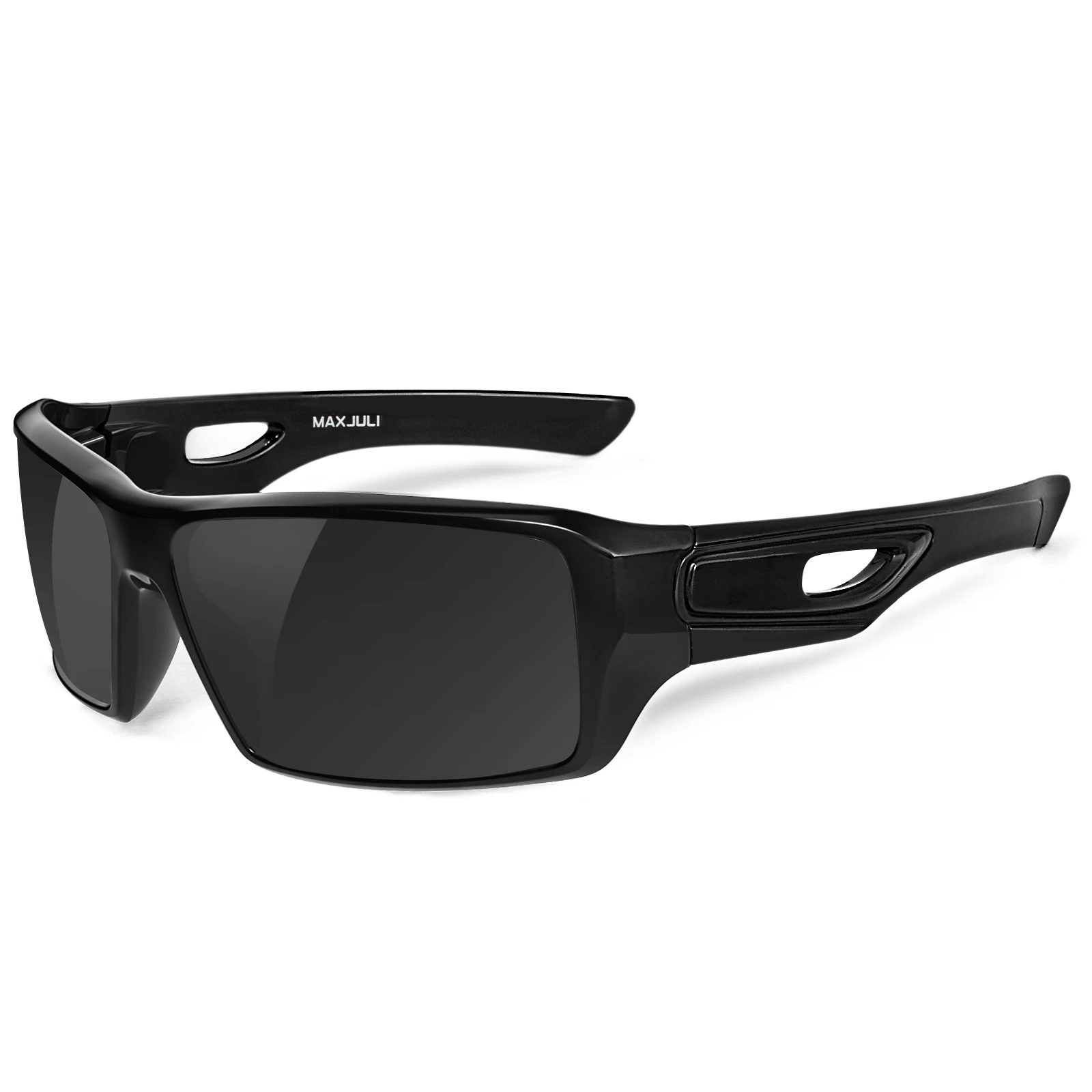 

MAXJULI Polarized Wrap Around Sports Sunglasses for Big Heads Men Women UV400 Protection Sun Glasses 8232