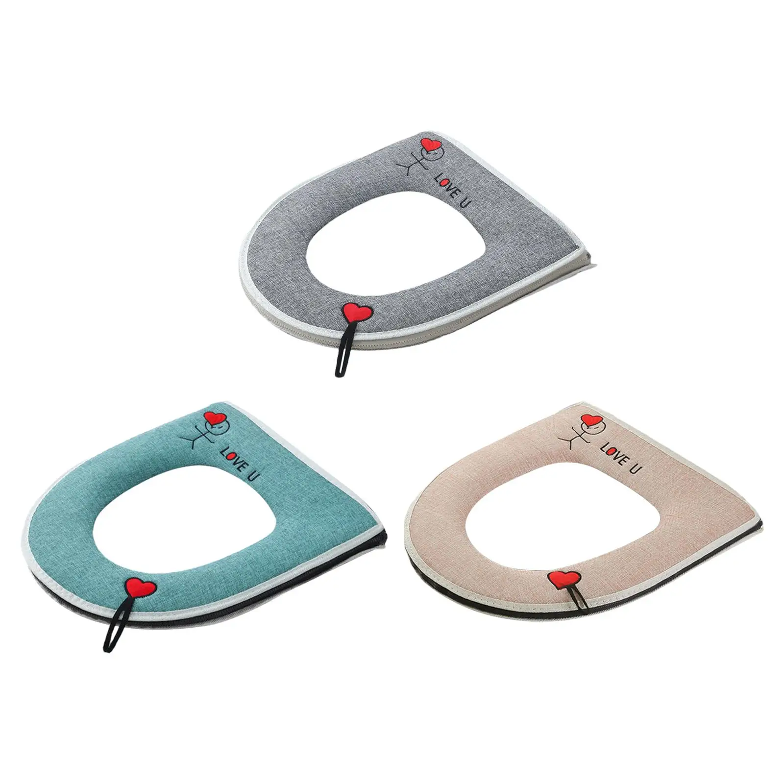Toilet Seat Cushion Breatheable with Handle and Zipper Soft Washable Easy to Clean Toilet Seat Cover for Home Traveling Hotel
Toilet Seat Cushion Breatheable with Handle and Zipper Soft Washable Easy to Clean Toilet Seat Cover for Home Traveling Hotel