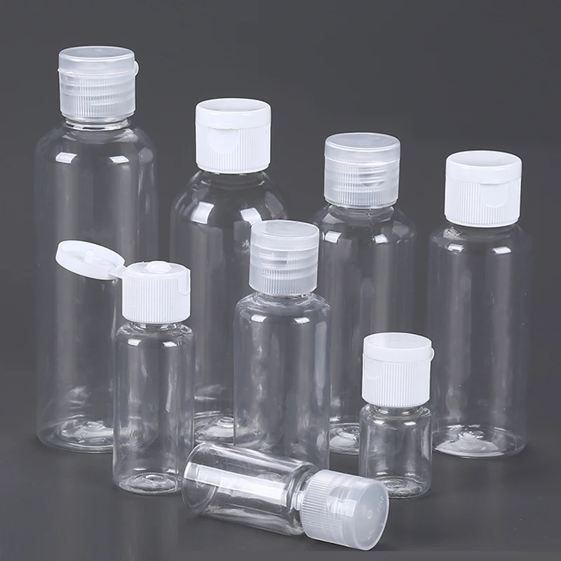 100Pcs Clear Plastic Empty Bottles Travel Container Bottles With Flip Cap Small Bottles For Liquids Shampoo Lotion Conditioner
100Pcs Clear Plastic Empty Bottles Travel Container Bottles With Flip Cap Small Bottles For Liquids Shampoo Lotion Conditioner