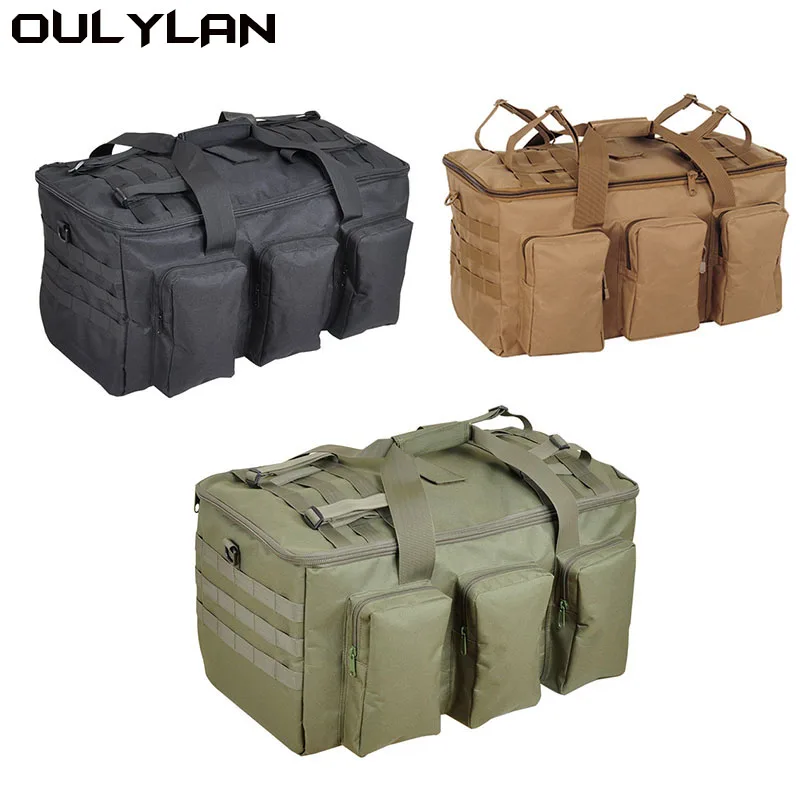 

55L Tactical Military Backpack Men Hiking Camping Luggage Bag Travel Outdoor Sports Molle Rucksack Men's Hunting Shoulder Bag