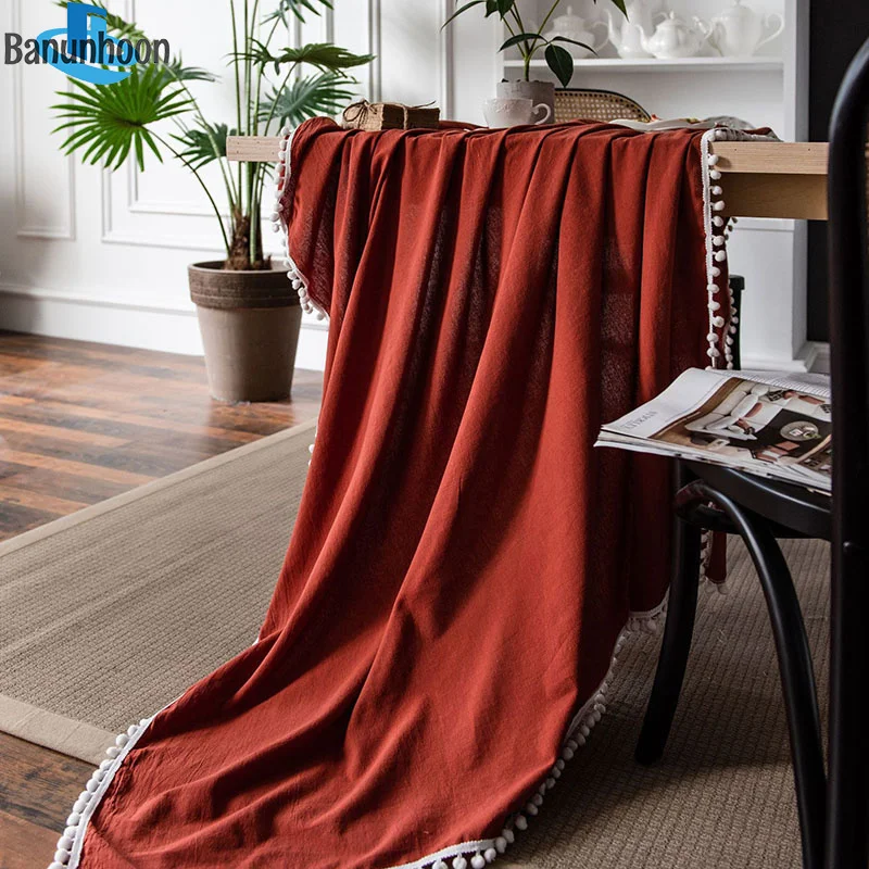 White Ball Tassel Orange Christmas Table Cloth Washable Cotton Wedding Party Hotel Tablecloth Coffee Cover Cloth
White Ball Tassel Orange Christmas Table Cloth Washable Cotton Wedding Party Hotel Tablecloth Coffee Cover Cloth