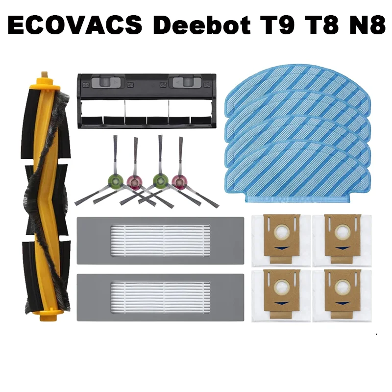 Запчасти для пылесоса ECOVACS Deebot T9 AIVI T8 AIVI N8 Pro, основная боковая щетка, HEPA фильтр, Сменные аксессуары для робота-пылесоса
Запчасти для пылесоса ECOVACS Deebot T9 AIVI T8 AIVI N8 Pro, основная боковая щетка, HEPA фильтр, Сменные аксессуары для робота-пылесоса