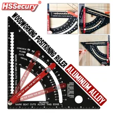 Aluminum Alloy Triangle Ruler with Angle Metric Protractor Multi-Angle Positioning Marker Woodworking Line Ruler Measuring Gauge
Aluminum Alloy Triangle Ruler with Angle Metric Protractor Multi-Angle Positioning Marker Woodworking Line Ruler Measuring Gauge