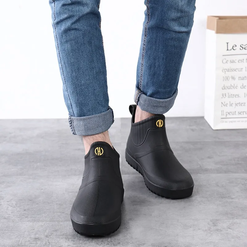 Fashion Men Rain Boots Non-slip Light Hiking Rain Shoes Slip on Waterproof Outdoor Leisure Rubber Fishing Shoes Work Water Shoes
Fashion Men Rain Boots Non-slip Light Hiking Rain Shoes Slip on Waterproof Outdoor Leisure Rubber Fishing Shoes Work Water Shoes