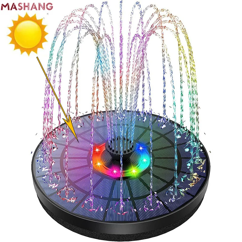 Solar Water Fountains for Garden Decoration Colors Solar Led Light Floating Water Fountain Pool Pond Bird Bath Outdoor Supplier
Solar Water Fountains for Garden Decoration Colors Solar Led Light Floating Water Fountain Pool Pond Bird Bath Outdoor Supplier