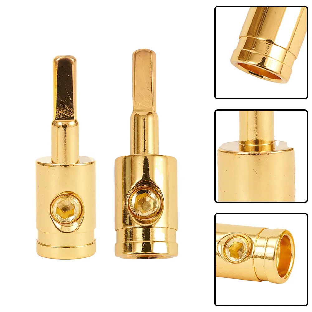 High Reliability Stable Characteristics Power Wire Reducer 1/0 Gauge 4 Gauge A Pair Amp Audio Car Ground Silver
High Reliability Stable Characteristics Power Wire Reducer 1/0 Gauge 4 Gauge A Pair Amp Audio Car Ground Silver
