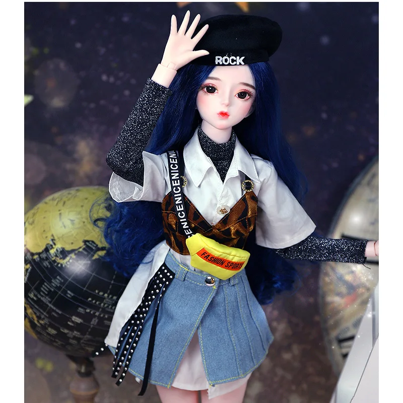 Модная Одежда для куклы BJD 1/3, 60 см, Кукольное платье для куклы Blyther, Одежда для куклы, шляпа, детская одежда «сделай сам», игрушка для платья, одежда SD, подарки для девочек
Модная Одежда для куклы BJD 1/3, 60 см, Кукольное платье для куклы Blyther, Одежда для куклы, шляпа, детская одежда «сделай сам», игрушка для платья, одежда SD, подарки для девочек