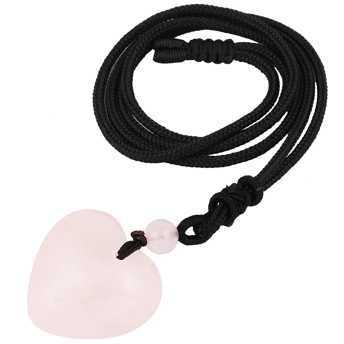 Natural Rose Quartz Pendant Necklace Reiki Healing Love Heart Crystal Stone Pendant With Adjustable Cord Couple Jewelry Unisex
Natural Rose Quartz Pendant Necklace Reiki Healing Love Heart Crystal Stone Pendant With Adjustable Cord Couple Jewelry Unisex