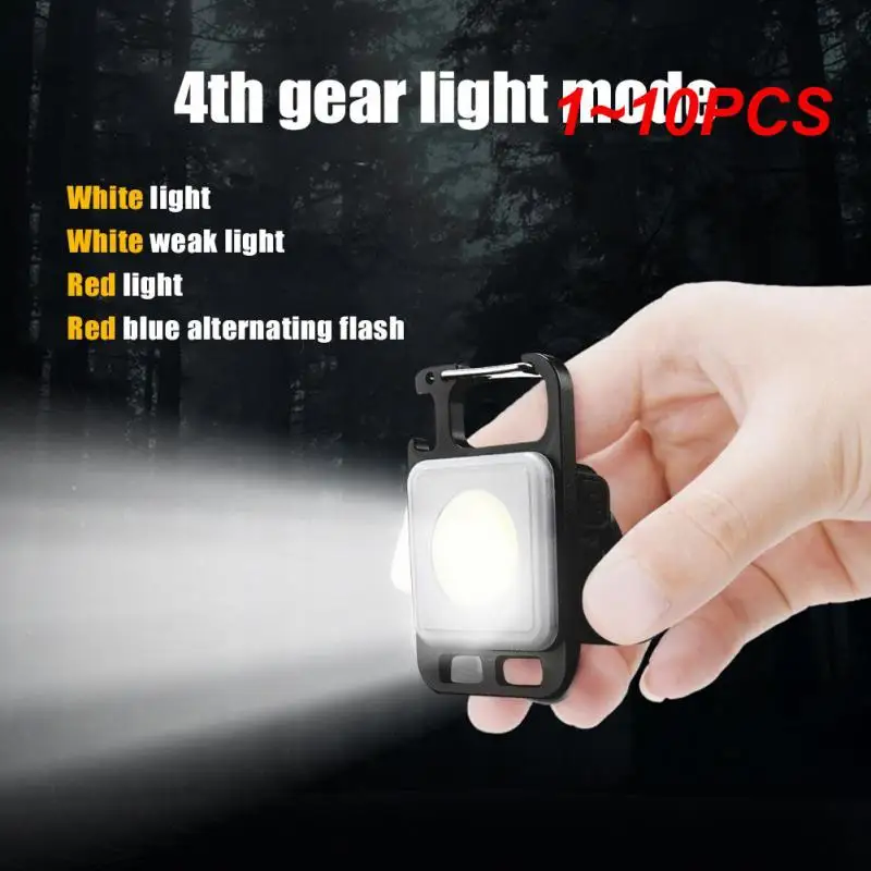 1~10PCS Flashlight Mini Work LED Light Rechargeable Lamp Pocket COB Keychain Portable Flashlight Outdoor Camping Small Light
1~10PCS Flashlight Mini Work LED Light Rechargeable Lamp Pocket COB Keychain Portable Flashlight Outdoor Camping Small Light