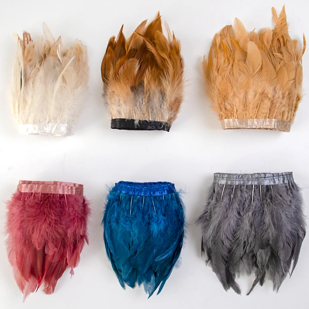 Wholesale 10meter Colorful Rooster Feather Trims Wedding Party Decoration Quality Soft Cock Plumes Fringe Making Clothes Ribbon
Wholesale 10meter Colorful Rooster Feather Trims Wedding Party Decoration Quality Soft Cock Plumes Fringe Making Clothes Ribbon