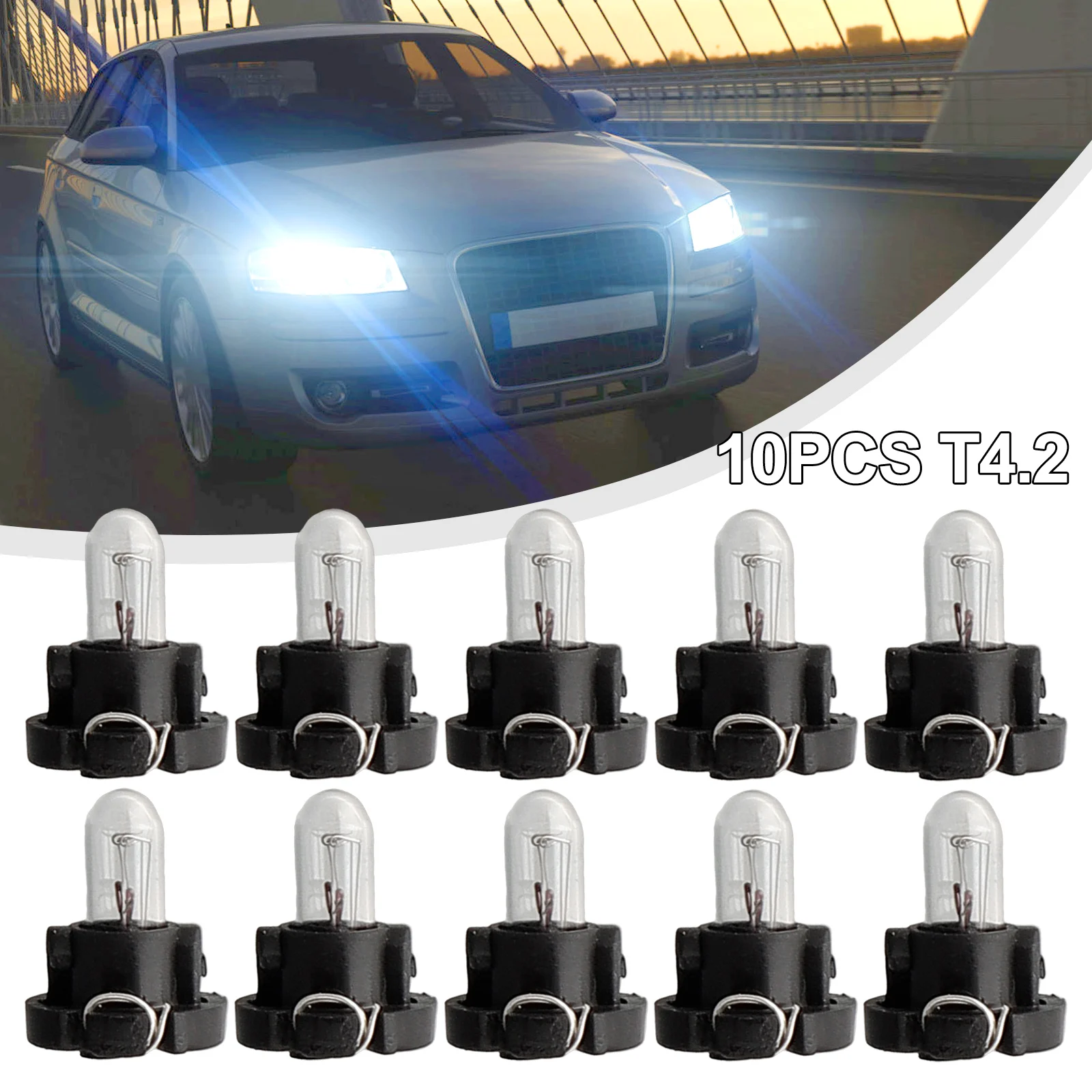 5/10Pcs T3 T4.2 Led Bulbs Car Interior Lights 4300K Yellow Auto Warming Indicator Lamp 12V Xenon Gas High Intensity White Light
5/10Pcs T3 T4.2 Led Bulbs Car Interior Lights 4300K Yellow Auto Warming Indicator Lamp 12V Xenon Gas High Intensity White Light