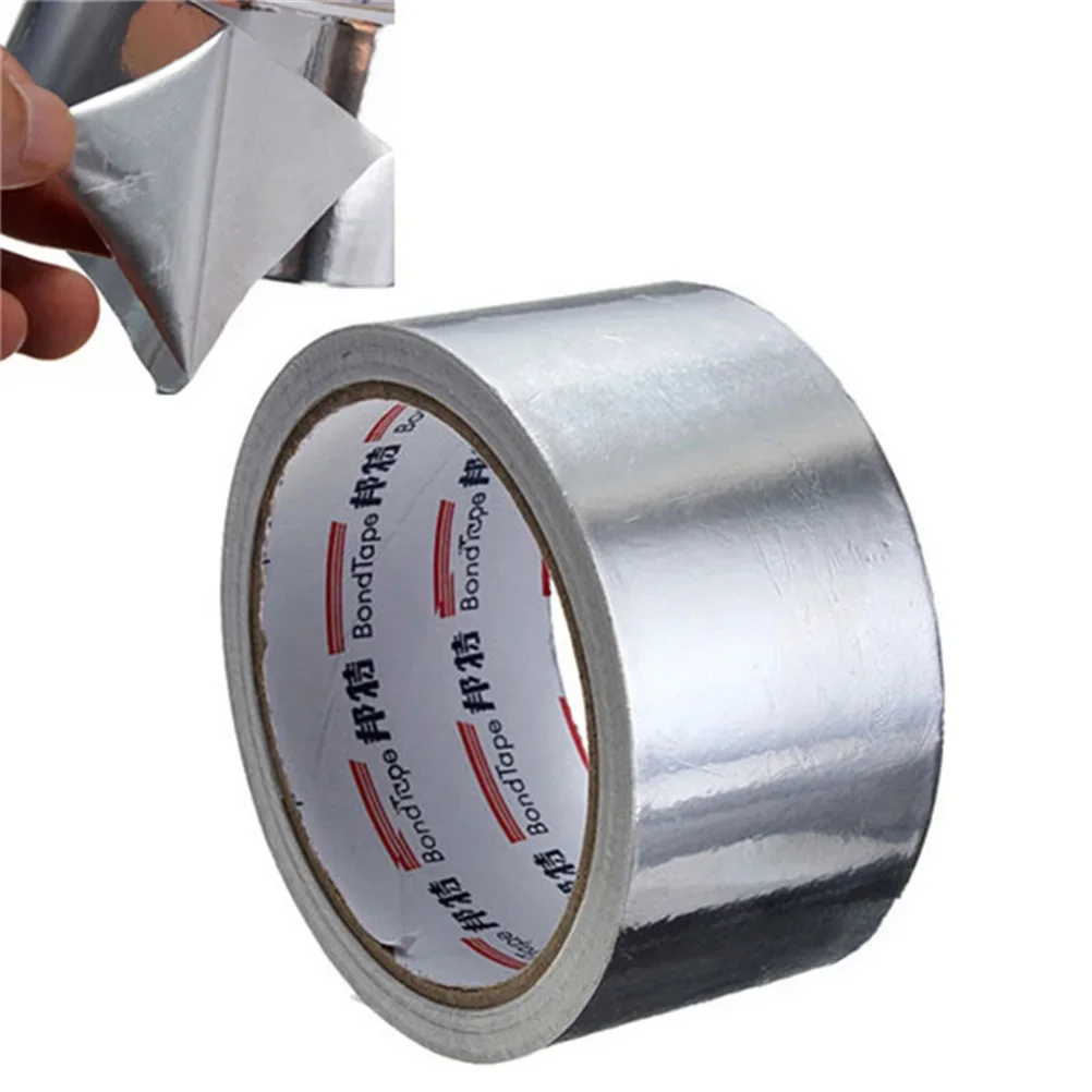 Aluminium Foil Adhesive Tape 5cm*17m Thermal Resist Duct Repairs High Temperature Resistant Sealing Tape
Aluminium Foil Adhesive Tape 5cm*17m Thermal Resist Duct Repairs High Temperature Resistant Sealing Tape