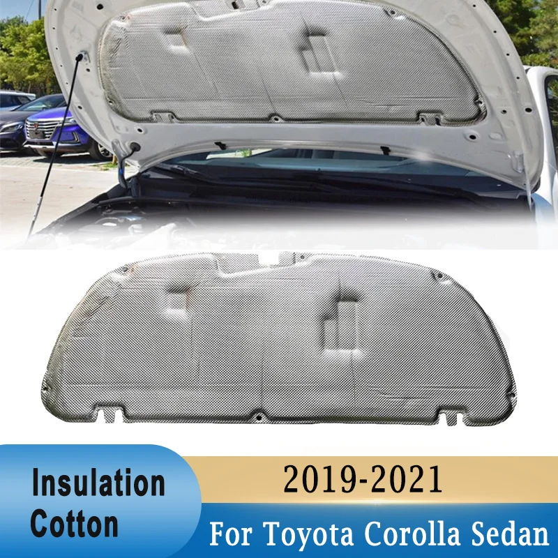 Car Front Engine Hood Insulation Cotton Sound Heat Fire Foam Pad PET Soundproof Mat Cover for Toyota Corolla Sedan 2019 - 2021
Car Front Engine Hood Insulation Cotton Sound Heat Fire Foam Pad PET Soundproof Mat Cover for Toyota Corolla Sedan 2019 - 2021