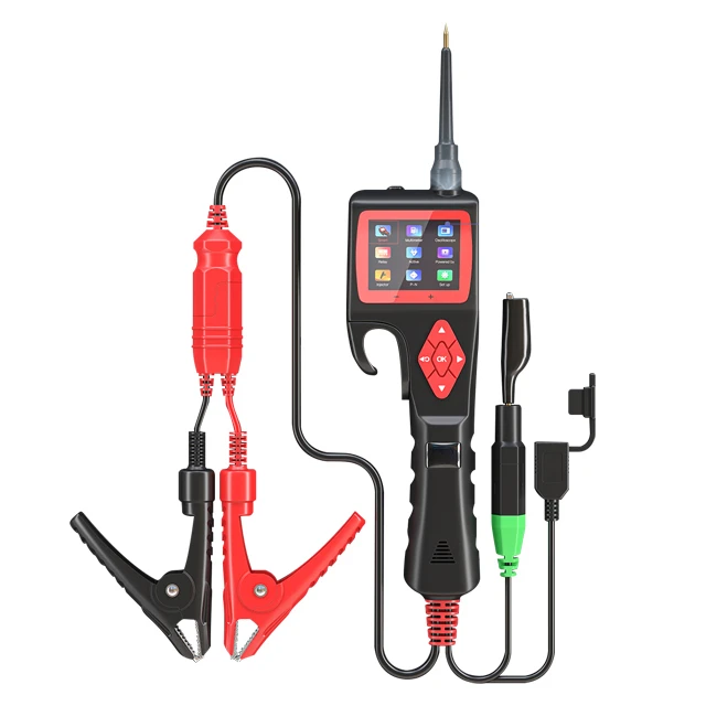 Probe Powerful Diagnose Vehicle Electrical System P200 Smart Circuit Tester Oscilloscope function Injector test
Probe Powerful Diagnose Vehicle Electrical System P200 Smart Circuit Tester Oscilloscope function Injector test