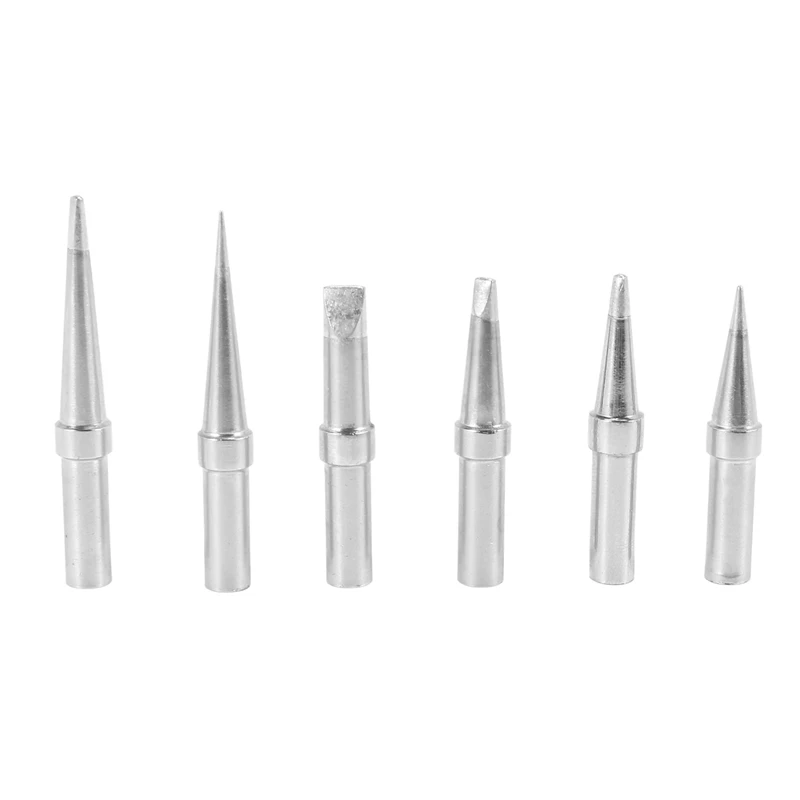 Solder Tips 6Pcs ET Soldering Iron Replacement Tips For WES51/50,WESD51,PES51 / 50,WE1010NA WCC100 LR21 ET Tip Series (6PCS-01)
Solder Tips 6Pcs ET Soldering Iron Replacement Tips For WES51/50,WESD51,PES51 / 50,WE1010NA WCC100 LR21 ET Tip Series (6PCS-01)