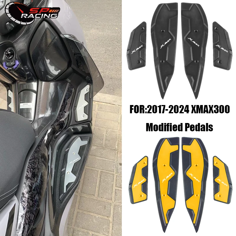 Motorcycle Footpads For YAMAHA XMAX 125 250 300 400 2017-2024 Front Rear Pegs Plate Aluminum Alloy Pedal Modified Skid proof Foo
Motorcycle Footpads For YAMAHA XMAX 125 250 300 400 2017-2024 Front Rear Pegs Plate Aluminum Alloy Pedal Modified Skid proof Foo