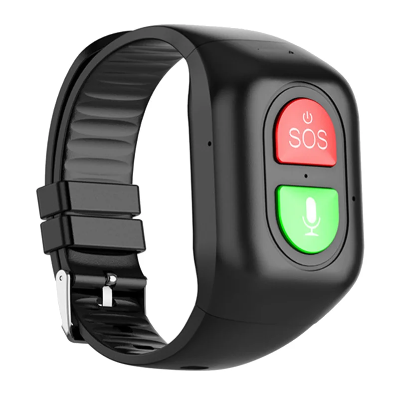 

Elderly GPS Tracker 4G Phone Watch SOS One Key Call Anti-Wandering Tracker Sports Bracelet Heart Rate Blood Monitor