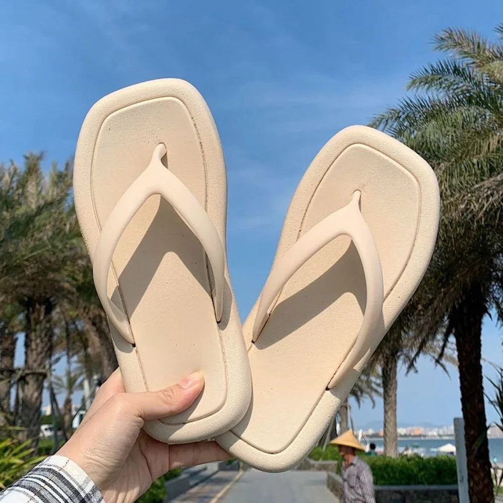 Women Flip Flops Summer Slippers Beach Slides Sandals Soft Sole Thick Bottom Comfort Non-slip Bathroom Outdoor Thong Sandals
Women Flip Flops Summer Slippers Beach Slides Sandals Soft Sole Thick Bottom Comfort Non-slip Bathroom Outdoor Thong Sandals