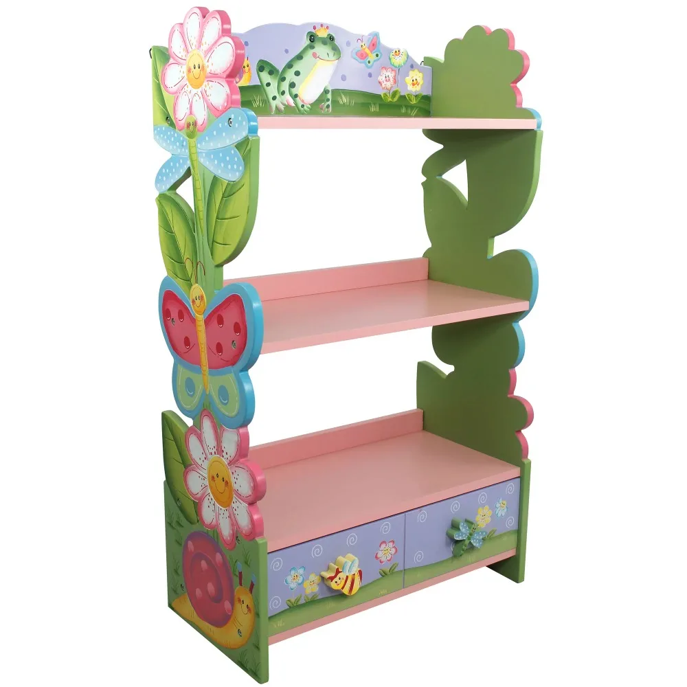 Magic Garden Kids Wooden Bookshelf With Storage Drawers Shelves for Wall Room Accessories Free Shipping Storage and Organization
Magic Garden Kids Wooden Bookshelf With Storage Drawers Shelves for Wall Room Accessories Free Shipping Storage and Organization