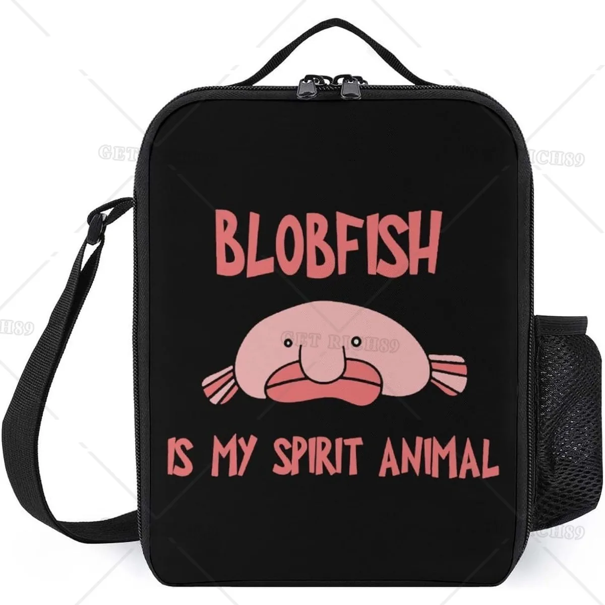 Портативный Ланч-бокс с животными Blobfish Is My Spirit для женщин и мужчин, изолированный охлаждающий Ланч-бокс для работы и офиса, сумка-тоут через плечо
Портативный Ланч-бокс с животными Blobfish Is My Spirit для женщин и мужчин, изолированный охлаждающий Ланч-бокс для работы и офиса, сумка-тоут через плечо
