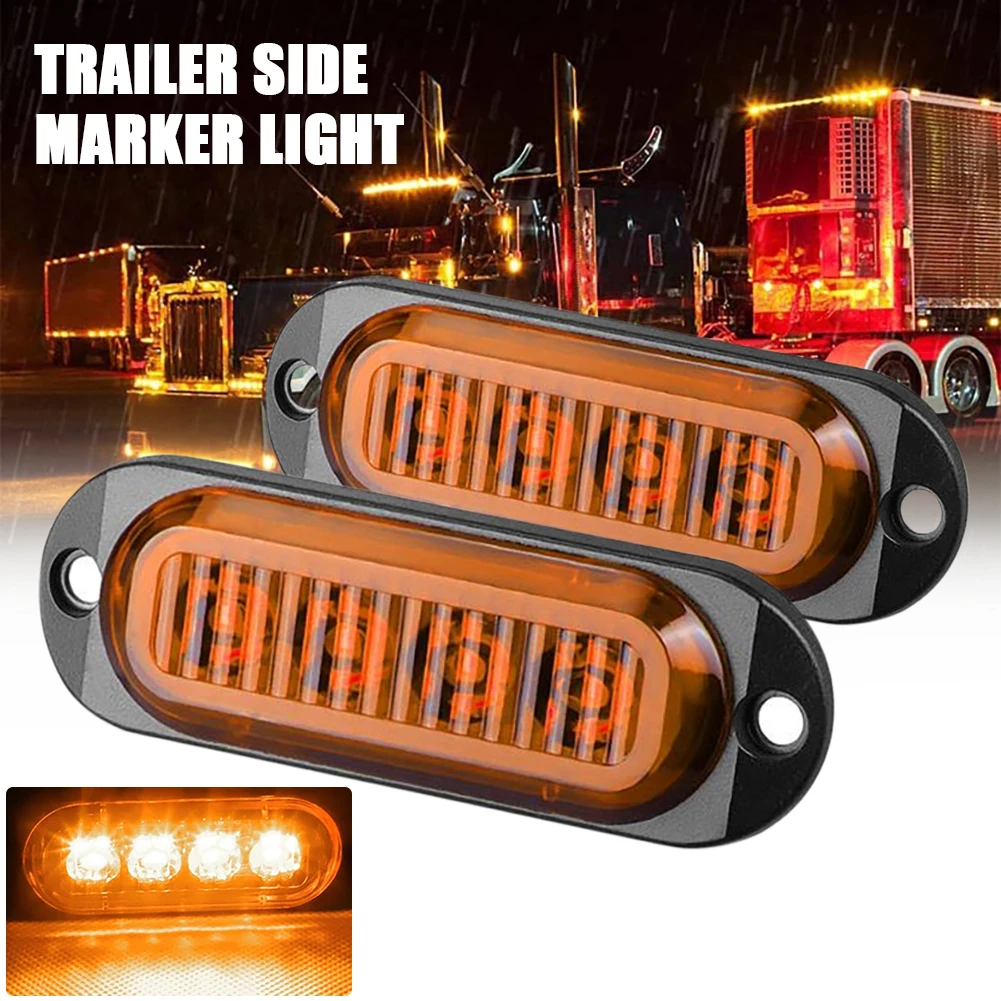 10PCS 12V 24V LED Side Marker Lights Warning Tail Light Auto Car External Lights Trailer Truck Lorry Yellow Orange White Red
10PCS 12V 24V LED Side Marker Lights Warning Tail Light Auto Car External Lights Trailer Truck Lorry Yellow Orange White Red