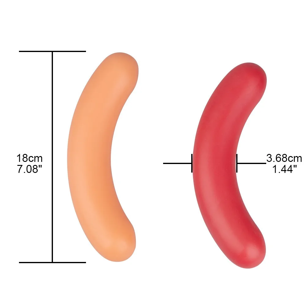 18cm Dildo Sausage Soft Penis Female Masturbator Fleshlight Double Head Anal Plug Sm Backyard Grinding Sex Toy Adult Woman Tool 18cm Dildo Sausage Soft Penis Female Masturbator Fleshlight Double Head Anal Plug Sm Backyard Grinding Sex Toy Adult Woman Tool
