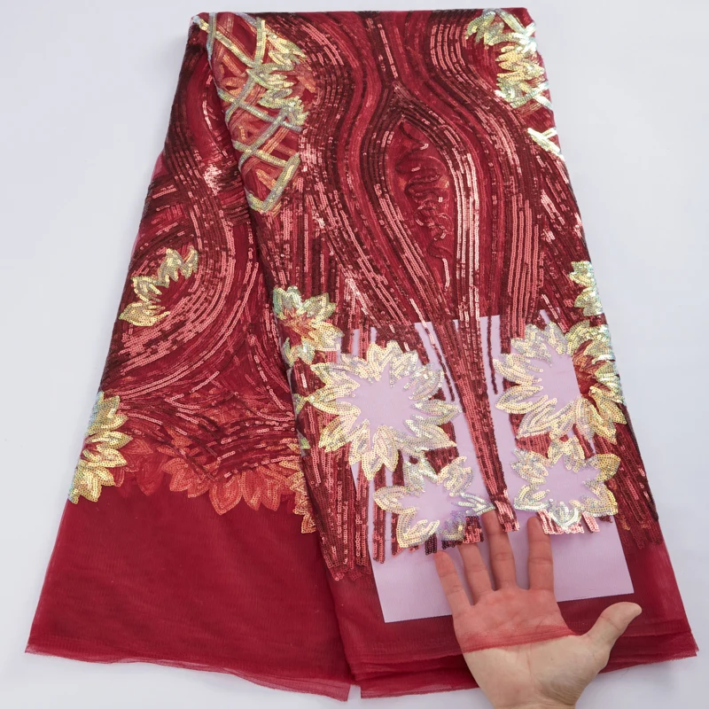 Newest 2022 French Tulle Mesh Net Lace Fabric Lace With Sequins African Lace Fabrics For Wedding Party Dress Sewing 2856A
Newest 2022 French Tulle Mesh Net Lace Fabric Lace With Sequins African Lace Fabrics For Wedding Party Dress Sewing 2856A