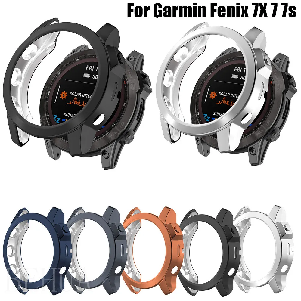 TPU Protector Watch Case Cover For Garmin Fenix 7X 7S Fenix7 Sapphire Solar Shell Protective Clear Transparent Silicone Cases
TPU Protector Watch Case Cover For Garmin Fenix 7X 7S Fenix7 Sapphire Solar Shell Protective Clear Transparent Silicone Cases