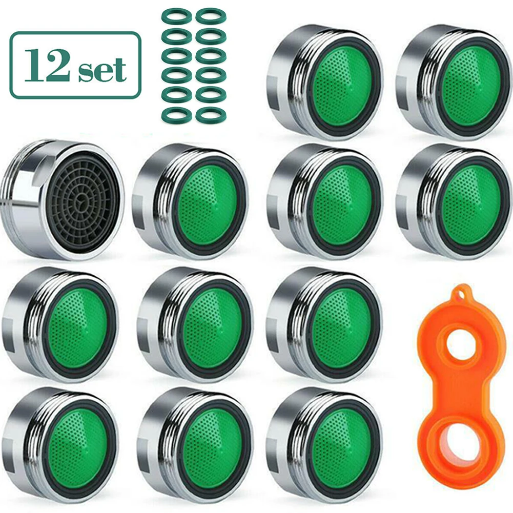 12 Sets Brass Water Saving Faucet Tap Aerator Replaceable Filter Mixed Nozzle M24 Tap Device Diffuser Faucet Nozzle Filter
12 Sets Brass Water Saving Faucet Tap Aerator Replaceable Filter Mixed Nozzle M24 Tap Device Diffuser Faucet Nozzle Filter