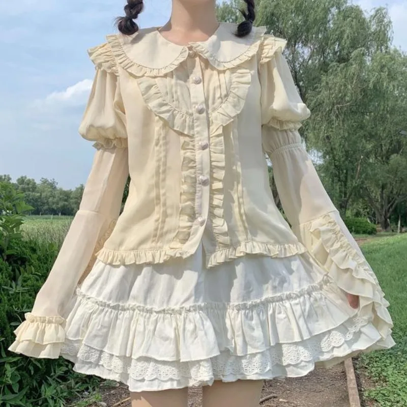 Women's Lapel Summer 2024 New Playful Sweet Short Sleeved Button Cardigan Solid Color Patchwork Ruffled Ruched Chic Shirt Tops
Women's Lapel Summer 2024 New Playful Sweet Short Sleeved Button Cardigan Solid Color Patchwork Ruffled Ruched Chic Shirt Tops