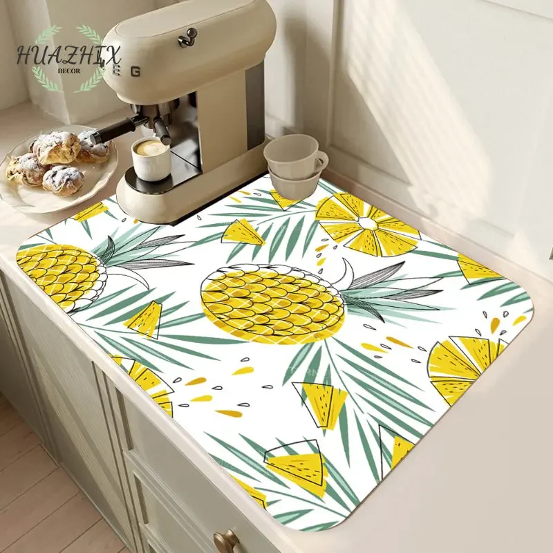 Fruit Painting Kitchen Dish Drying Mat Super Absorbent Drain Pad Tableware Waterproof Non-slip Placemat Bathroom Faucet Dry Rug
Fruit Painting Kitchen Dish Drying Mat Super Absorbent Drain Pad Tableware Waterproof Non-slip Placemat Bathroom Faucet Dry Rug
