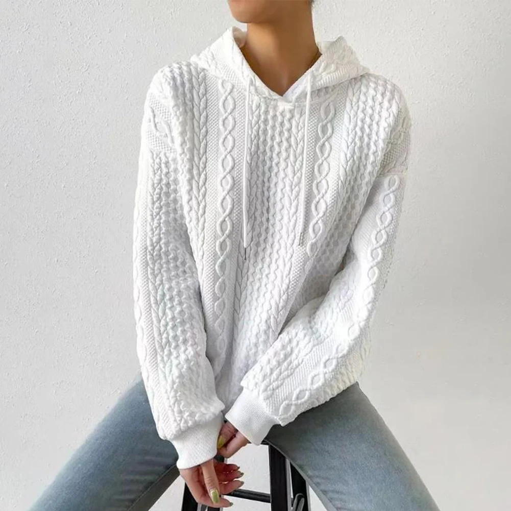 Ladies Autumn Long Sleeve Drawstring Hoodie Casual Hooded Sweatshirt Jumper Polyester Pullover Affordable Hoodies For Women
Ladies Autumn Long Sleeve Drawstring Hoodie Casual Hooded Sweatshirt Jumper Polyester Pullover Affordable Hoodies For Women
