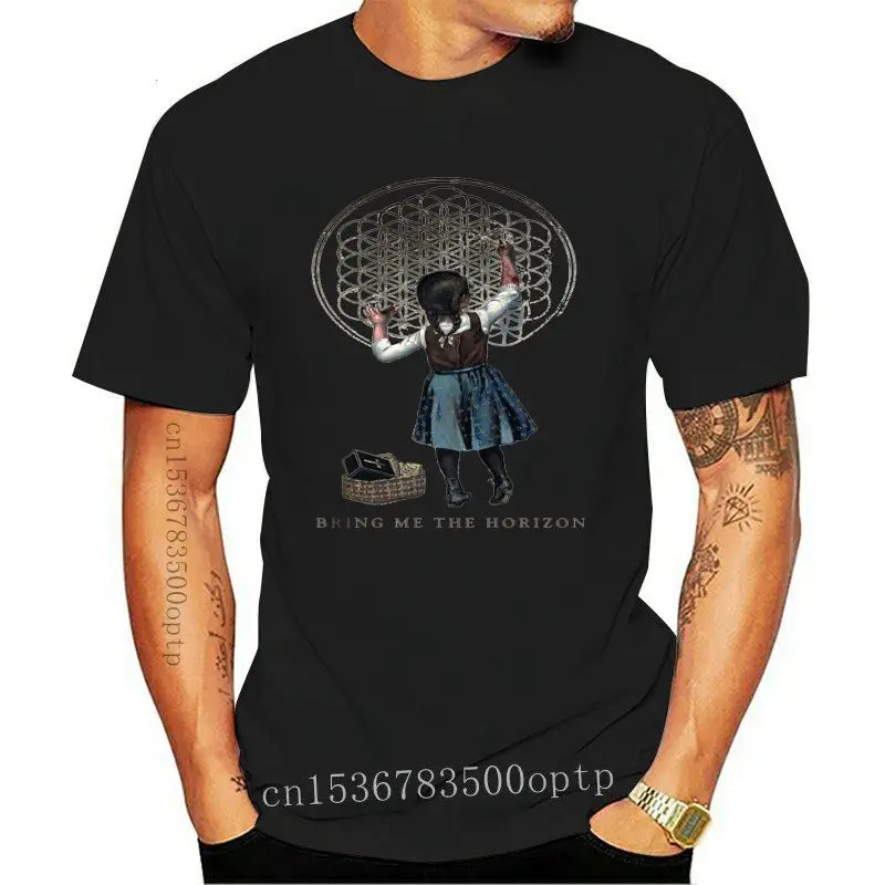 

Мужская одежда BMTH музыкальная тема Bring Me The Horizon тяжелый металл цифровая струйная печать рисунок персонажа тема футболка