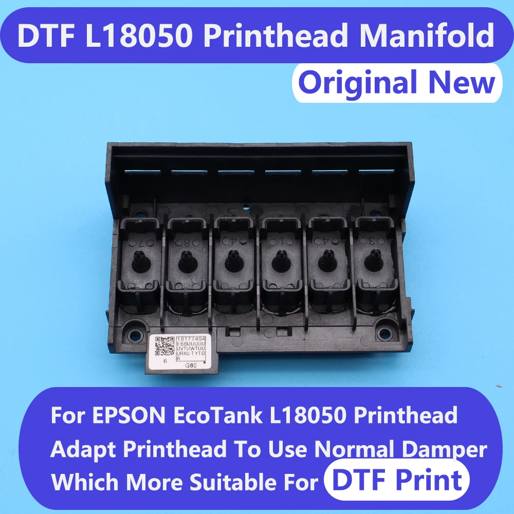 DTF EcoTank L18050 XP600 Printhead Manifold Adaptor Print Head Converter Use Damper Modification For Epson DTF Printer Convert
DTF EcoTank L18050 XP600 Printhead Manifold Adaptor Print Head Converter Use Damper Modification For Epson DTF Printer Convert