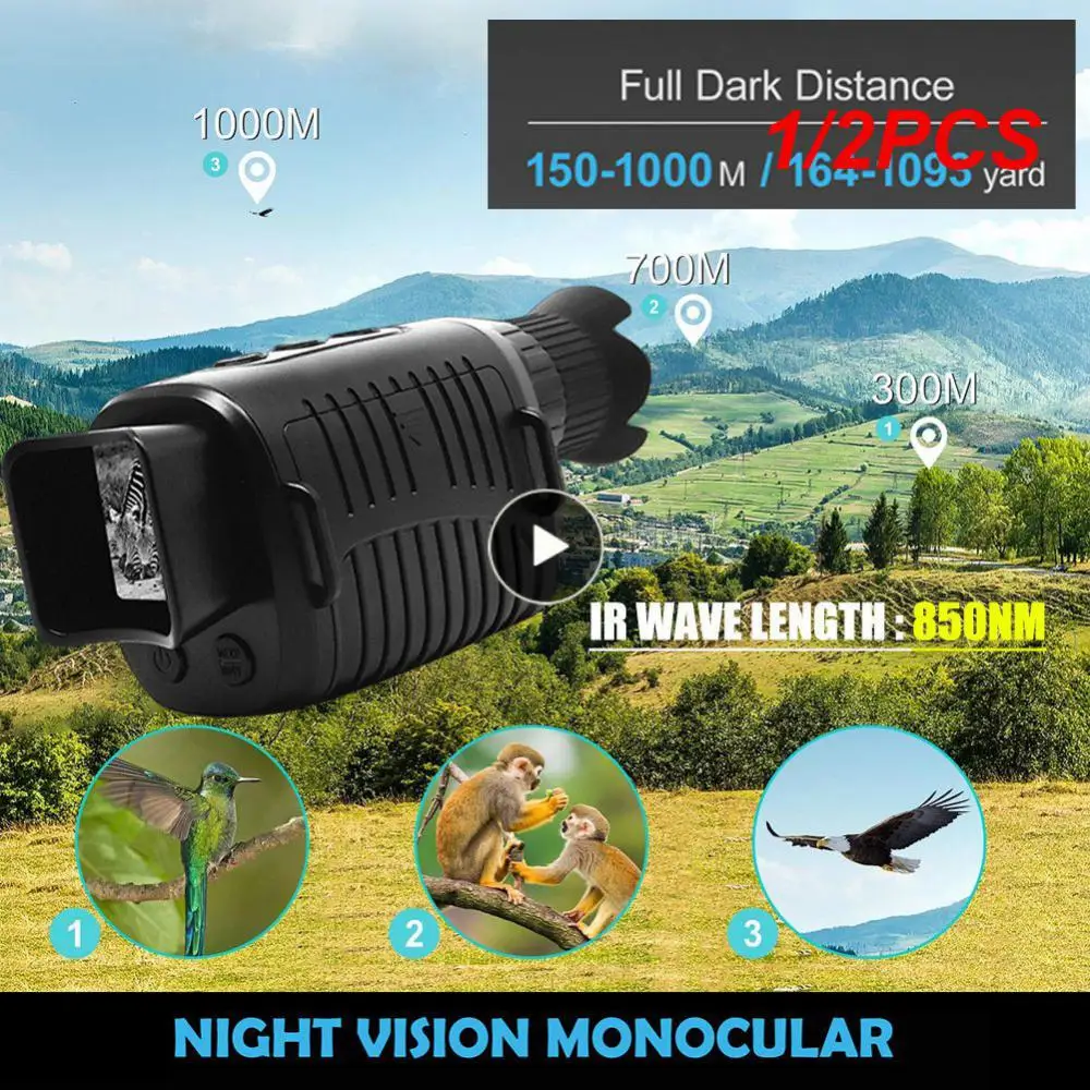 1/2PCS Rechargable Battery 1080p High Definition Infrared Night Vision Telescope Night Vision Camera Outdoor Hunting
1/2PCS Rechargable Battery 1080p High Definition Infrared Night Vision Telescope Night Vision Camera Outdoor Hunting