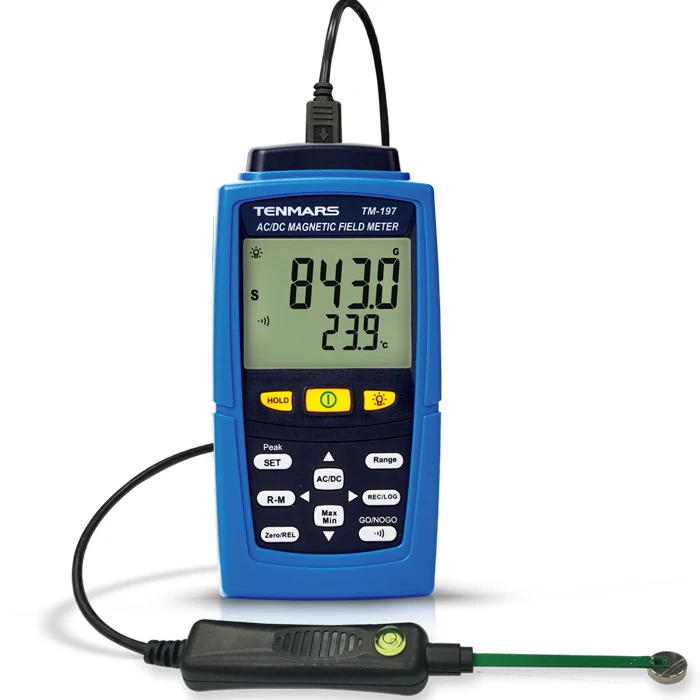 

Tenmars TM-197 Digital AC/DV Magnetic Field Meter 0~3000mT