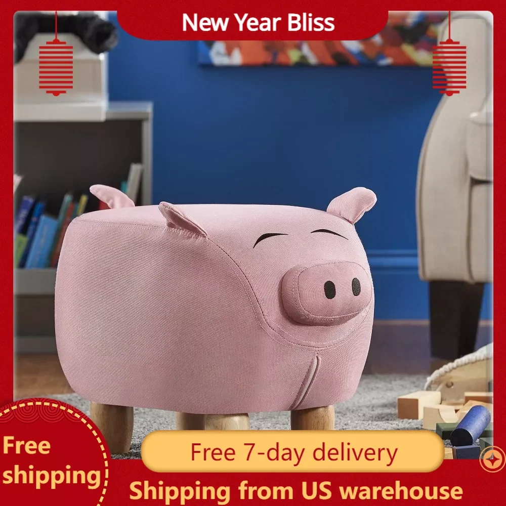 Pink Pig Wooden Chairs for Children Nieuwe Fabric Pig Zippered Storage Ottoman Mini Chair Child Furniture Children's Stool Kids
Pink Pig Wooden Chairs for Children Nieuwe Fabric Pig Zippered Storage Ottoman Mini Chair Child Furniture Children's Stool Kids