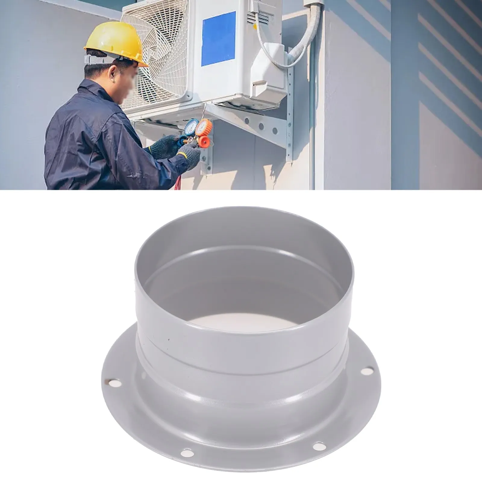 Adapter Flange Connection Flange Flange Adapter Galvanized Gray Metal Vent Pipe Wall 100mm 120mm 150mm 1pcs 200mm
Adapter Flange Connection Flange Flange Adapter Galvanized Gray Metal Vent Pipe Wall 100mm 120mm 150mm 1pcs 200mm