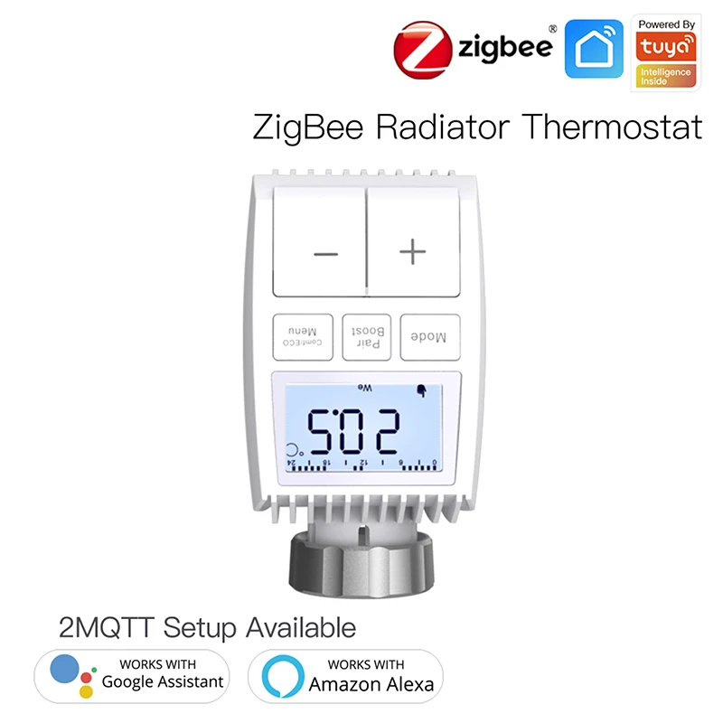Привод радиатора Tuya ZigBee3.0, умный термостат, регулятор температуры, внешний датчик, TRV Голосовое управление, Alexa
Привод радиатора Tuya ZigBee3.0, умный термостат, регулятор температуры, внешний датчик, TRV Голосовое управление, Alexa