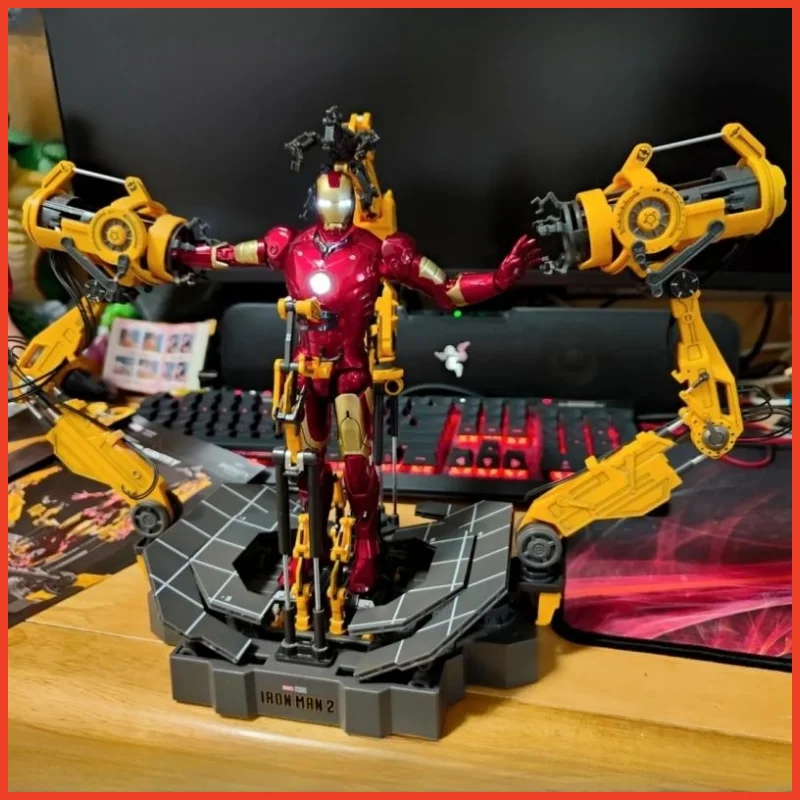 New 25cm Zd Marvel Iron Man Mark Iv With Suit-up Gantry Pvc Action Figure Model Doll Colletible Figurals Boy Birthday Gift Toy
New 25cm Zd Marvel Iron Man Mark Iv With Suit-up Gantry Pvc Action Figure Model Doll Colletible Figurals Boy Birthday Gift Toy