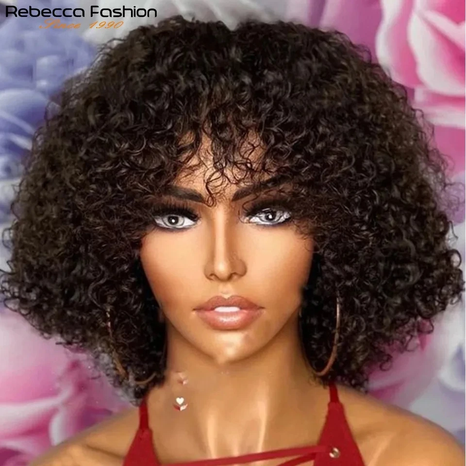 Pixie Bob Cut Jerry Curly Short Human Hair Wigs With Bangs Brazil Short Wigs For Women Highlight Blonde Colored Human Hair Wigs
Pixie Bob Cut Jerry Curly Short Human Hair Wigs With Bangs Brazil Short Wigs For Women Highlight Blonde Colored Human Hair Wigs