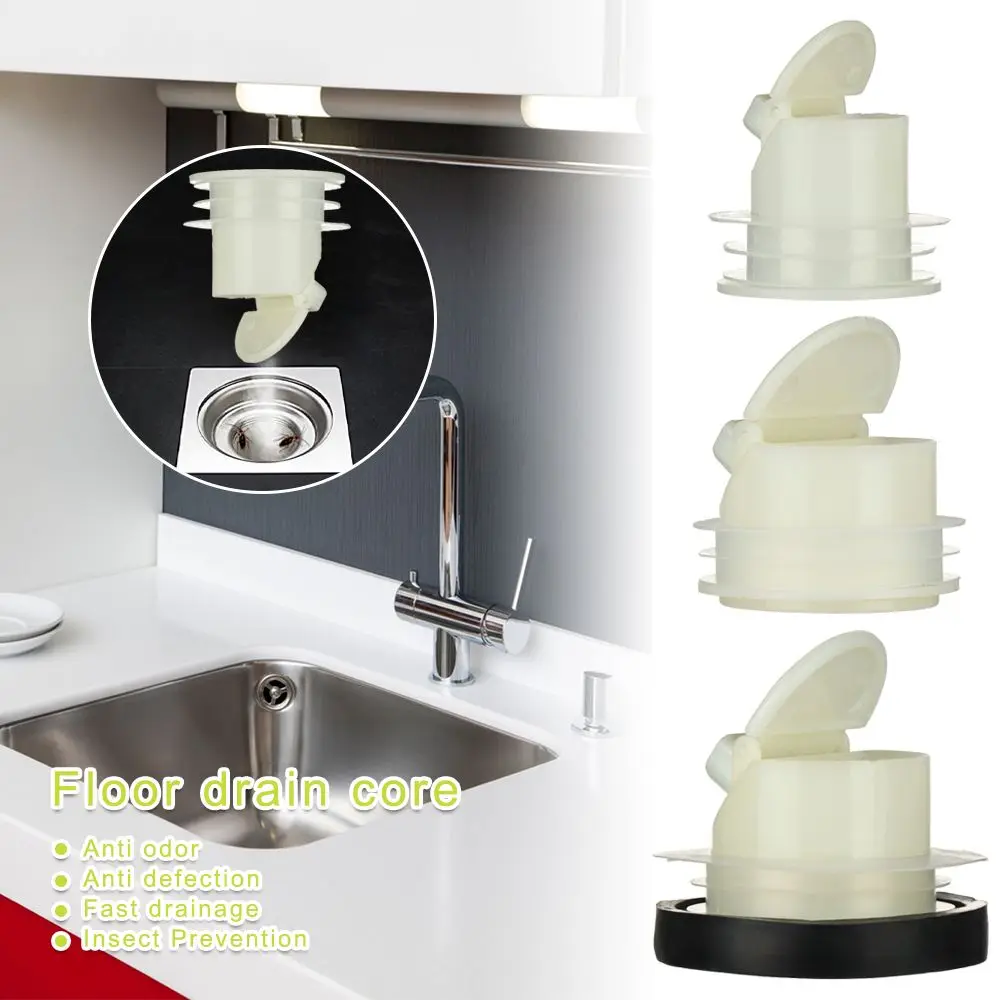 

Kitchen Colander Insect Prevention Shower Drainer One Way Valve Floor Drain Anti Odor Drain Cover Sewer Strainer Plug