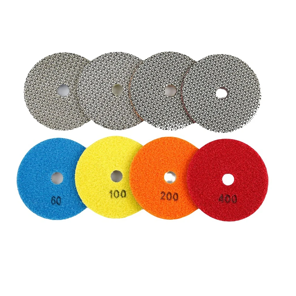 1pc Diamond Polishing Pad 80mm Diameter 60#/100#/200#/400# Grit For Concrete Stone Tile Wood Metals Glass Hand Polishing Pad
1pc Diamond Polishing Pad 80mm Diameter 60#/100#/200#/400# Grit For Concrete Stone Tile Wood Metals Glass Hand Polishing Pad