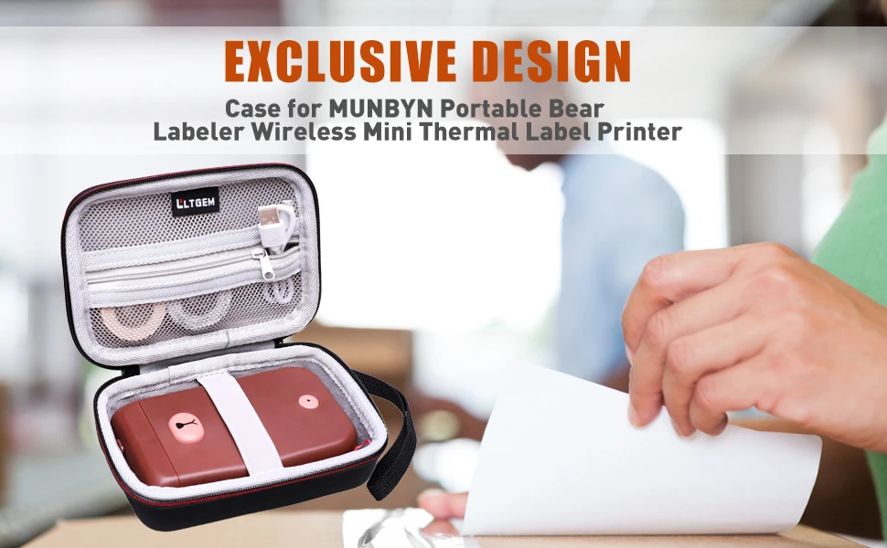 Label Printer Case for Phomemo D30 NIIMBOT D11/D110 JADENS D110 Label Printer Protective Carrying Storage Bag (Case Only) Label Printer Case for Phomemo D30 NIIMBOT D11/D110 JADENS D110 Label Printer Protective Carrying Storage Bag (Case Only)